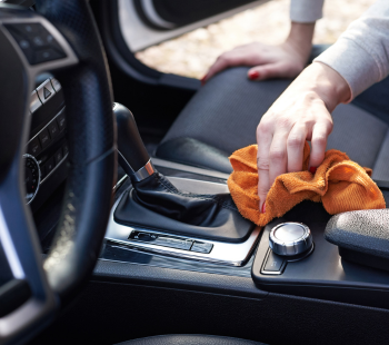 Professional dashboard cleaning service